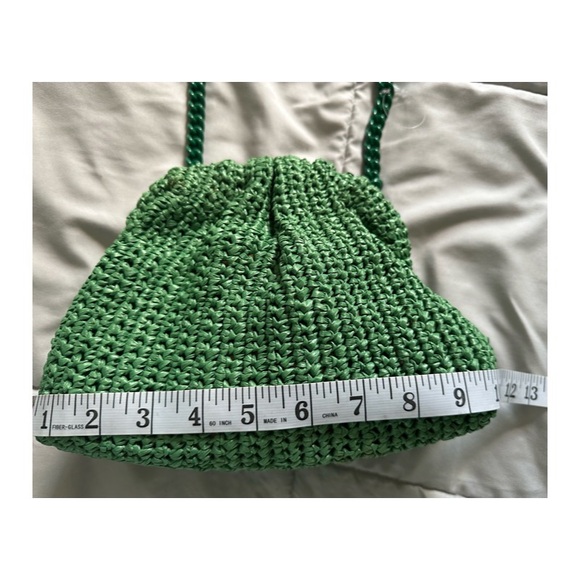MARIA LA ROSA
crochet solid clutch bag
Green color - Picture 9 of 16